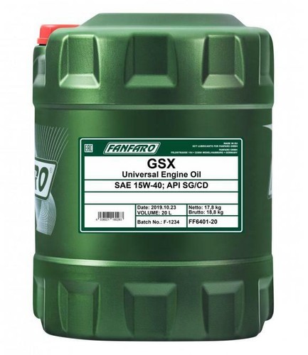 Liter fanfaro gsx - 20, 15w40