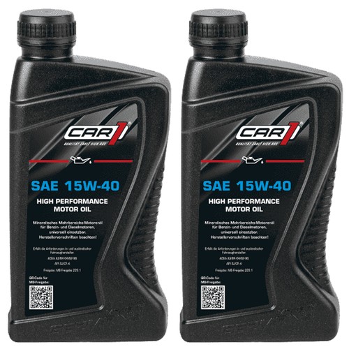 Motoröl sae 15w multi - sae, 2x