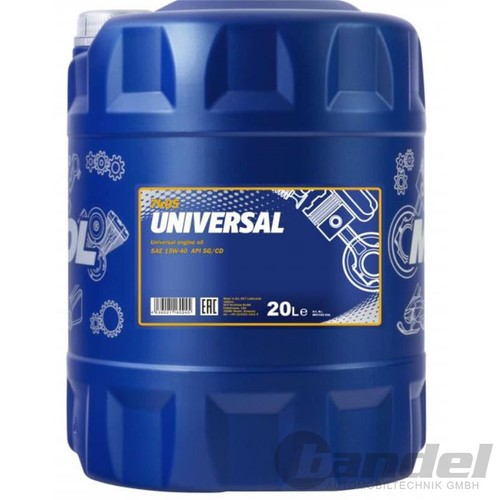 20l mannol universal 15w40 - 20l,