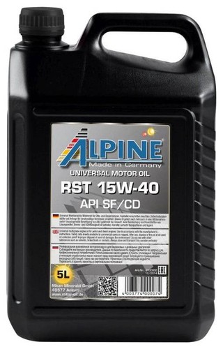 Alpine rst 15w motoröl 1l - 15w-40,