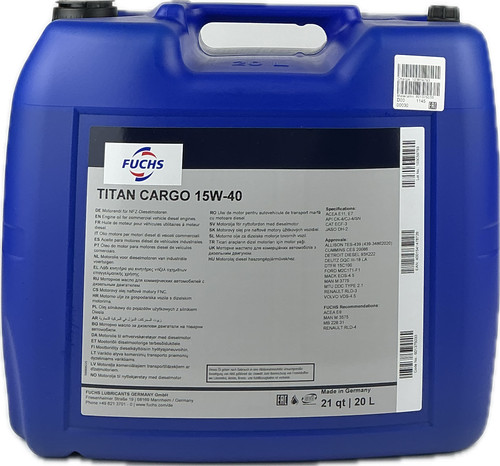 20l motoröl fuchs titan - 20l,