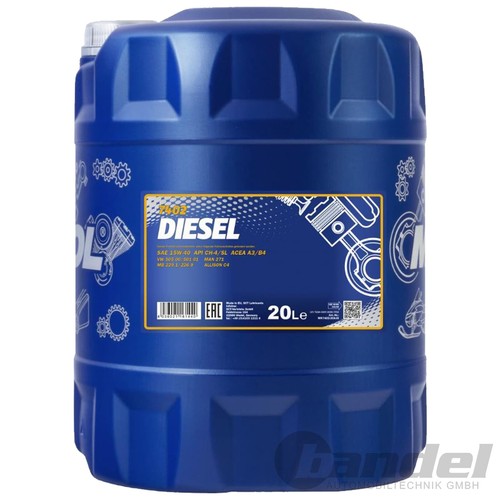 Liter motoröl mannol sae - 20,